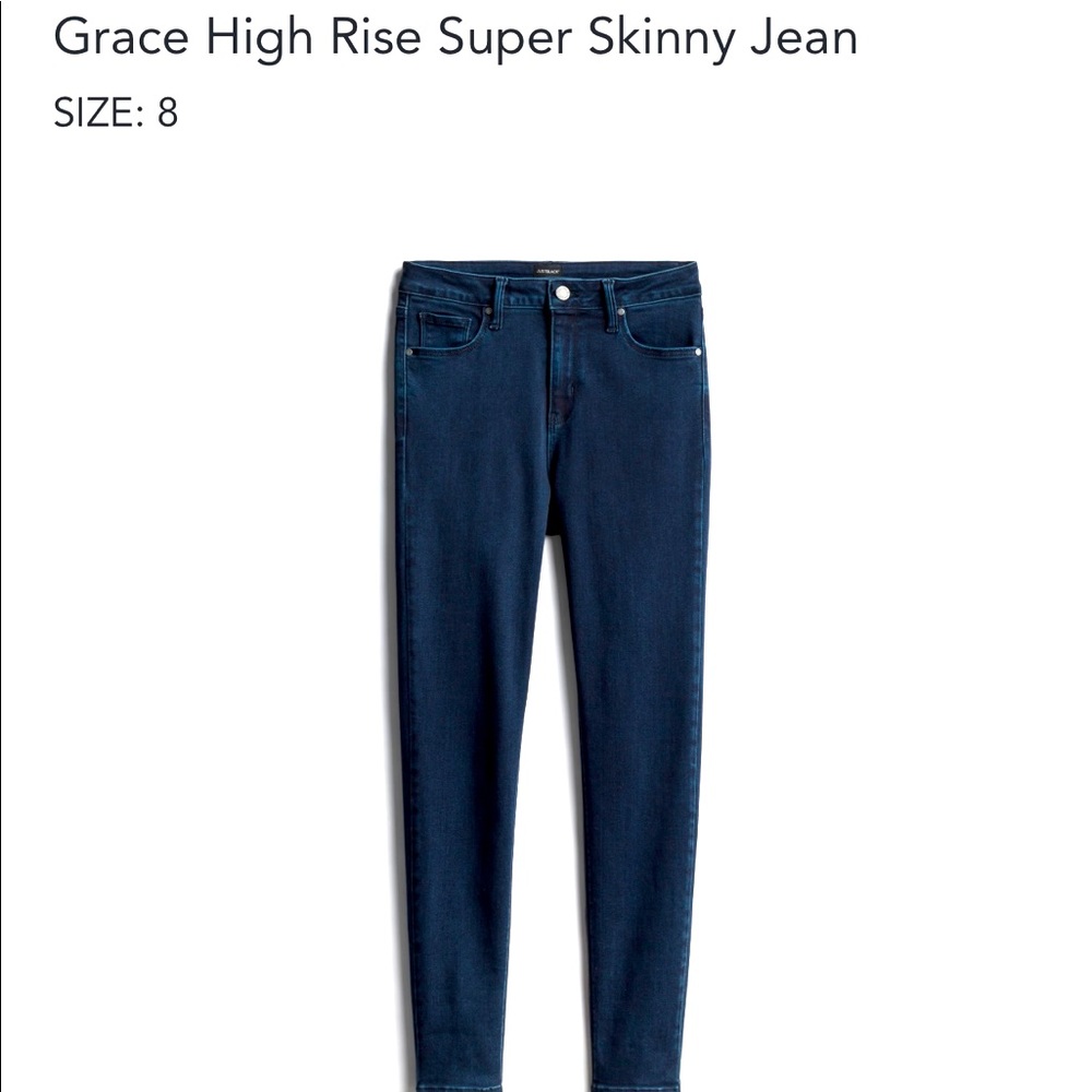 Just Black from Stitch Fix skinny jeans. Dark wash. Size 29 High Rise.